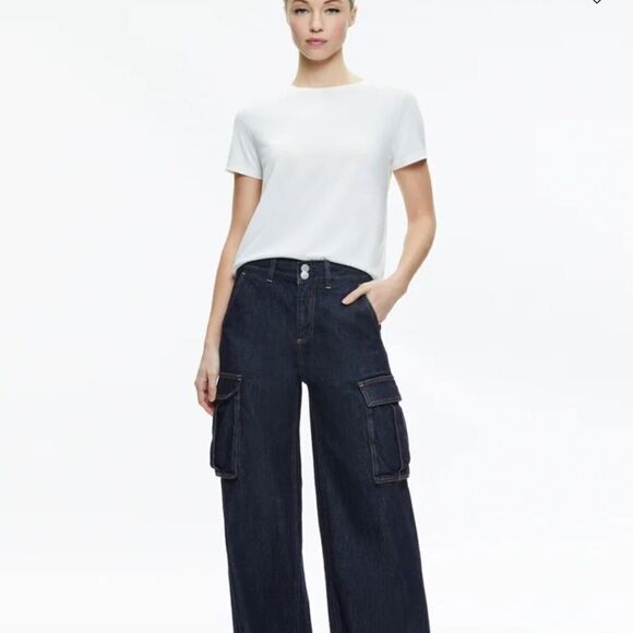 Alice + Olivia KAL BAGGY CARGO SIDE SLIT
JEAN NWOT - Picture 5 of 13